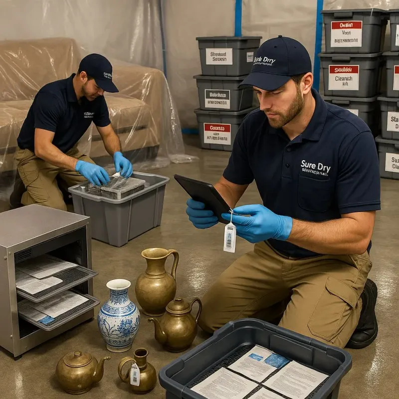 Content Protection and Restoration process in Cahokia, IL